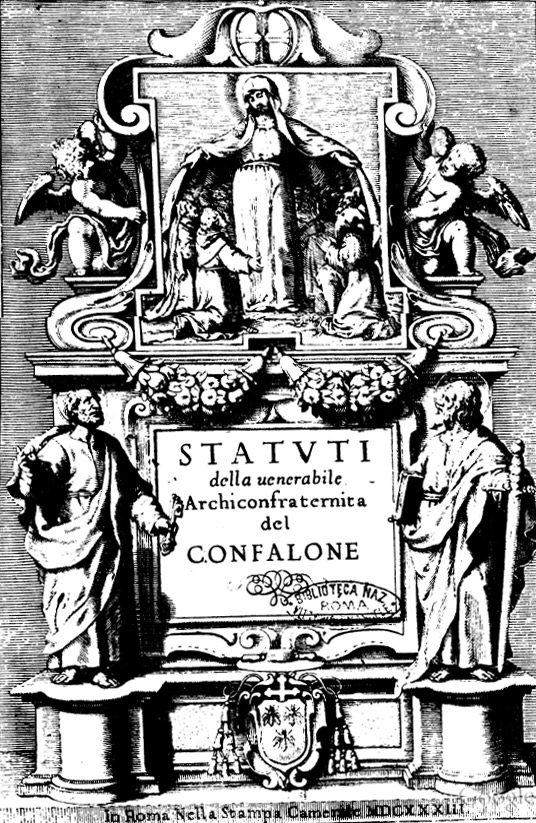 statuto gonfalone 1633